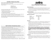 Thumbnail of document Manual - 276 Barometric Pressure Transducer